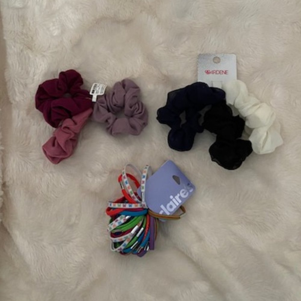 2/ $40 Scrunchies and Hair Ties NWT